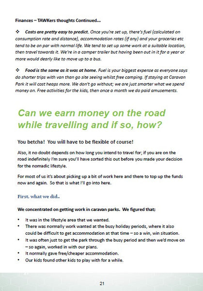 TAWK-Guide to Travelling Australia With Kids eBook