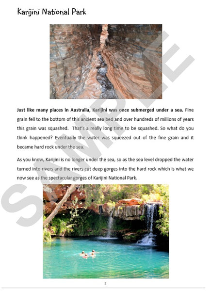 zKIDS ON THE ROAD - WA ACTIVITY SHEETS - eSheets for immediate download